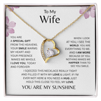 My Wife - You Are A Special Gift From Heaven - Forever Love Necklace             - FREE SHIPPING