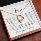 To My Love/ You're the Greatest/ Forever Love Necklace