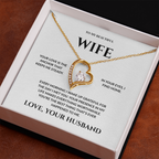 To My Beautiful Wife -You're The Best Thing That Ever Happened To Me - Forever Love Necklace