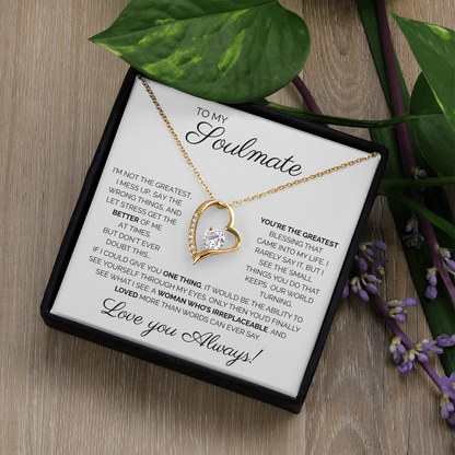 My Soulmate/ You're The Greatest/ Forever love Necklace