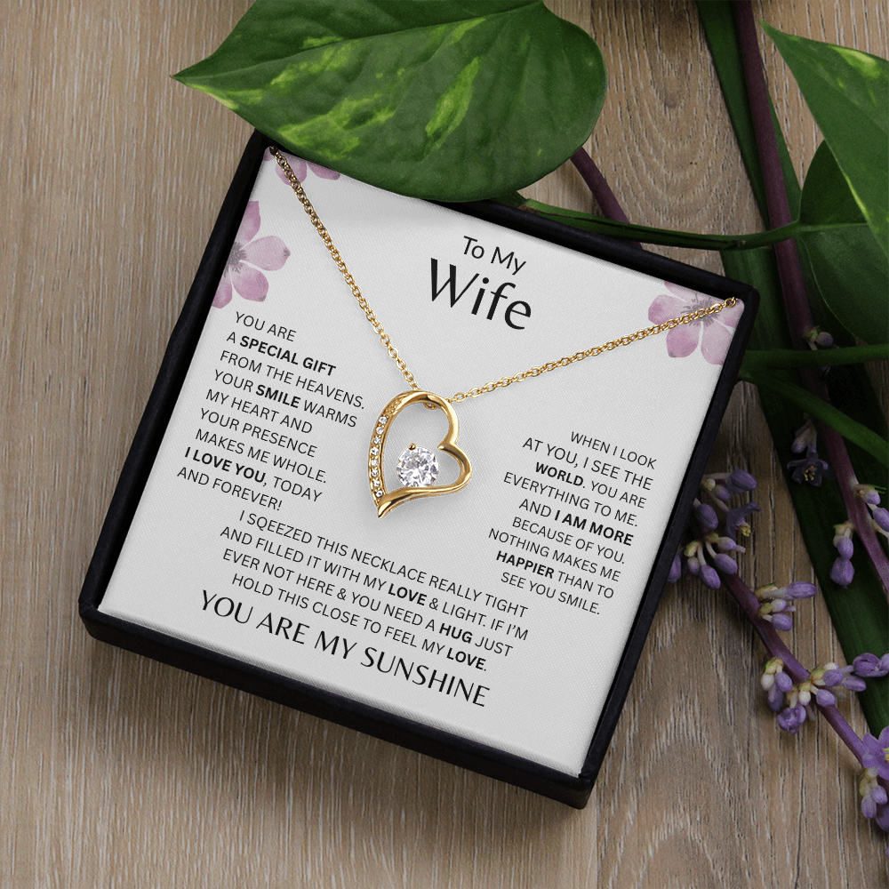 My Wife/ You Are A Special Gift From Heaven/ Forever Love Necklace