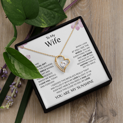 My Wife/ You Are A Special Gift From Heaven/ Forever Love Necklace