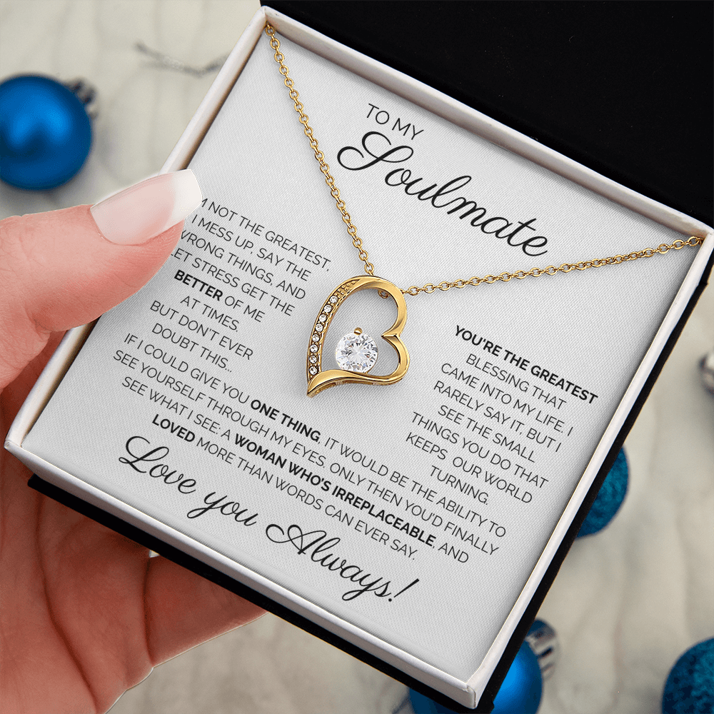 My Soulmate/ You're The Greatest/ Forever love Necklace