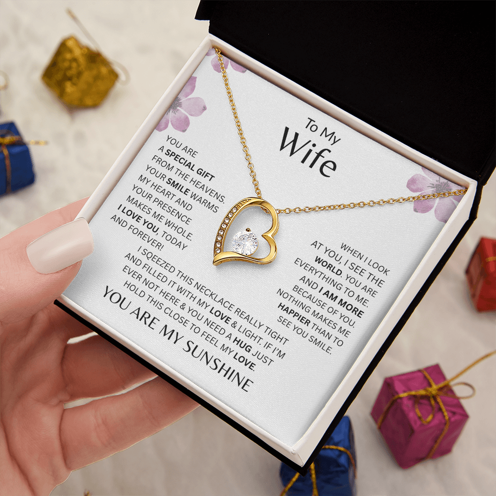 My Wife/ You Are A Special Gift From Heaven/ Forever Love Necklace