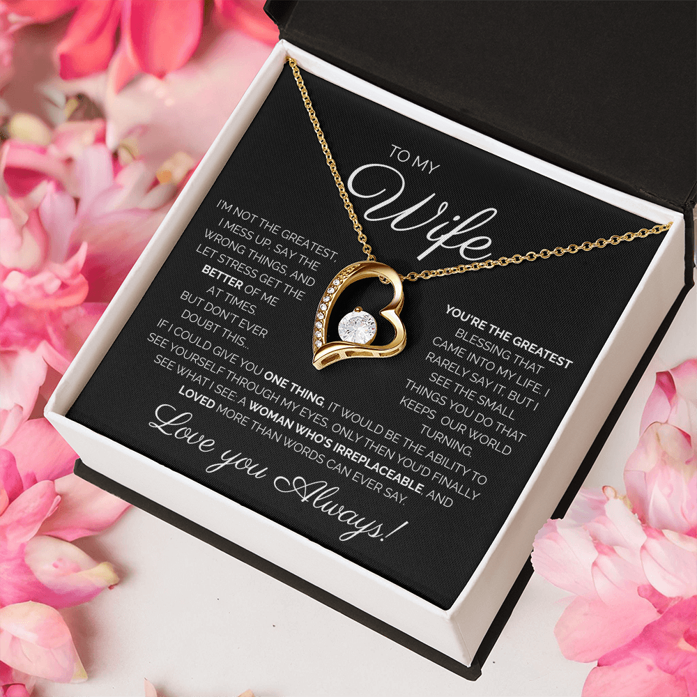 My Wife/You're the Greatest/Forever Love Necklace