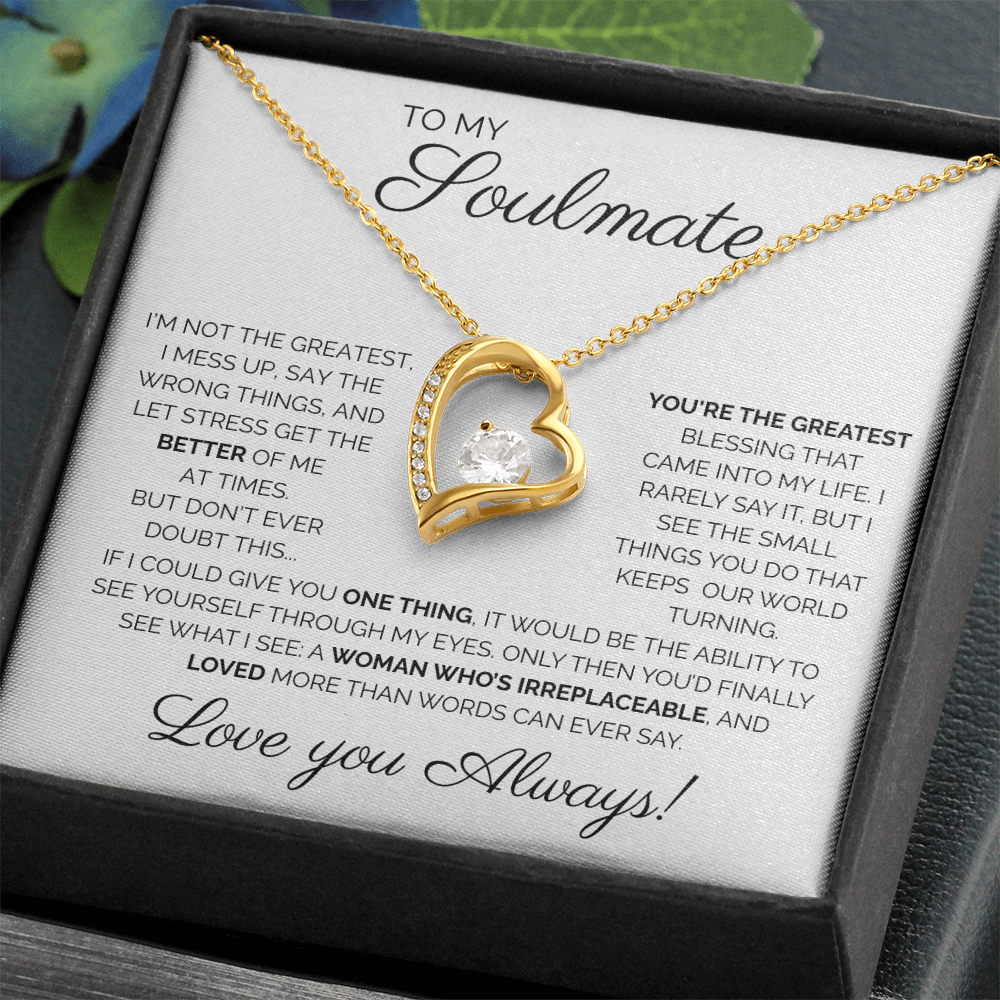 My Soulmate/ You're The Greatest/ Forever love Necklace