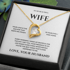 To My Beautiful Wife -You're The Best Thing That Ever Happened To Me - Forever Love Necklace