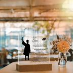 To My Son-Graduation-Acrylic Plaque