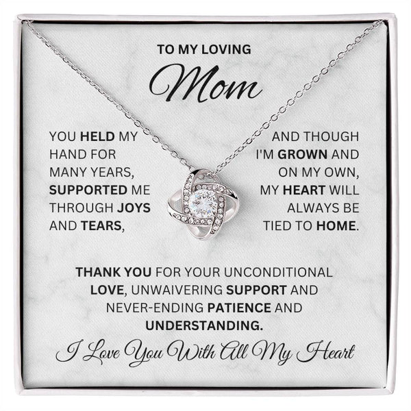 Cherished Love Knot Necklace