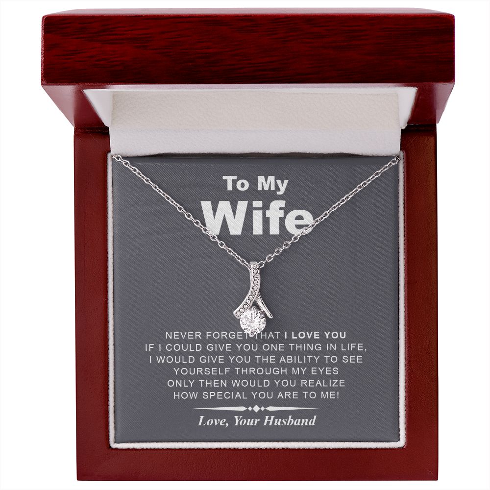 My Wife | Never Forget - Alluring Beauty Necklace