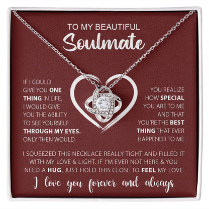 My Beautiful Soulmate | Love & Light - Love Knot Necklace