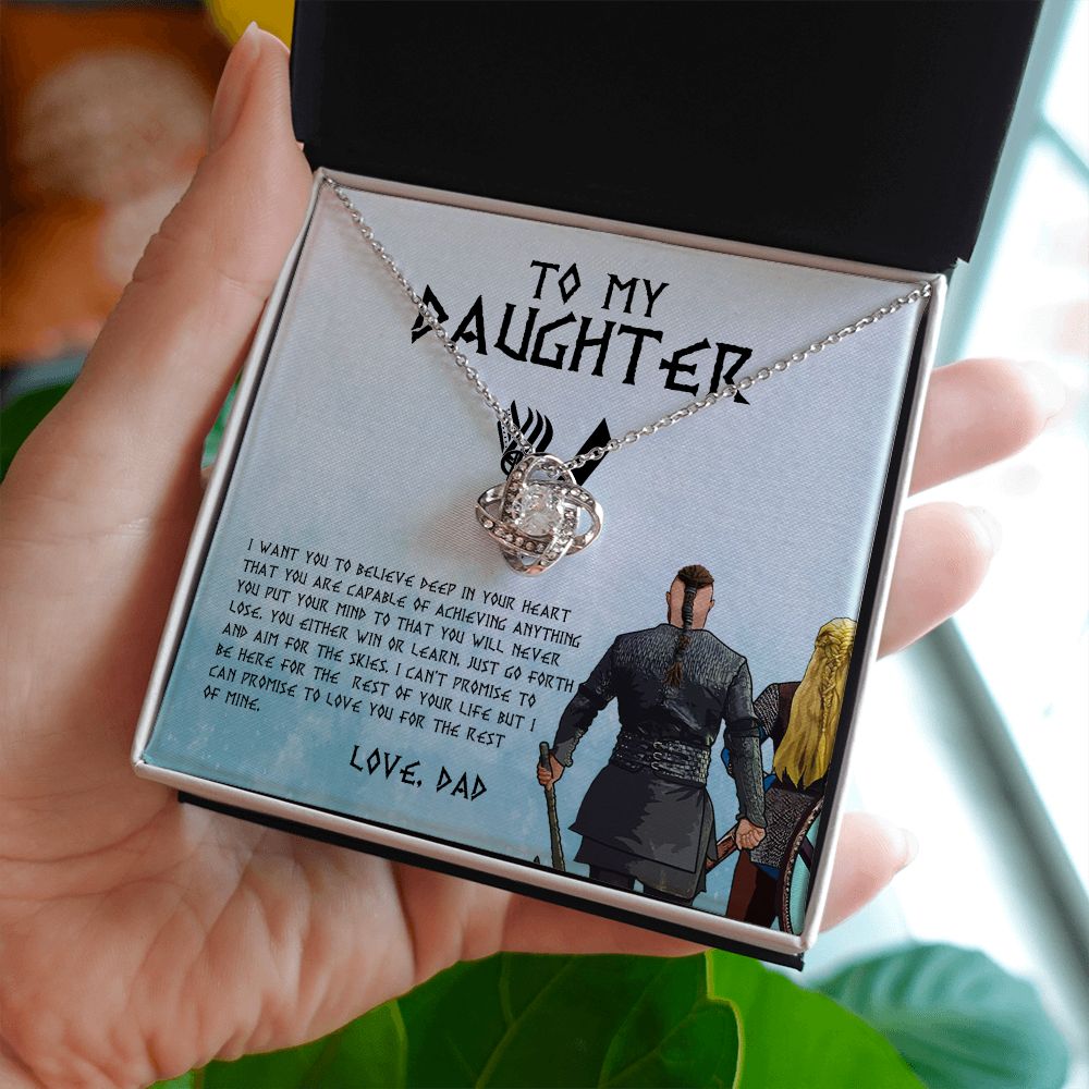 My Daughter | Win Or Learn - Love Knot Necklace