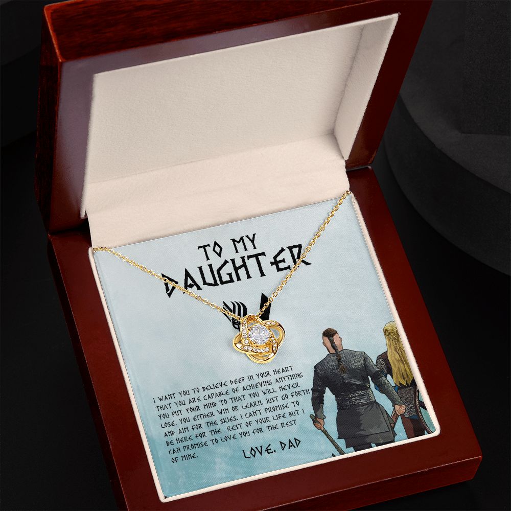 My Daughter | Win Or Learn - Love Knot Necklace