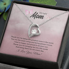To My Mom | I Love You - Forever Love Necklace
